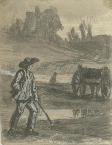 Il lui sembla voir une forme vague (titre factice)